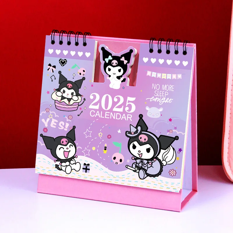 Календарь Sanrio Hello Kitty Kuromi на 2025 год настольный флип-календарь планирование