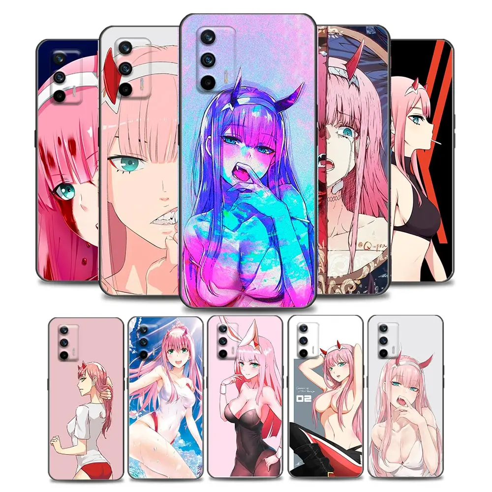 

MaiYaCa Zero Two Darling in the FranXX Phone Case for Realme Q2 C20 C21 V15 8 C25 GT Neo V13 5G X7 Pro Ultra C21Y Soft Silicone
