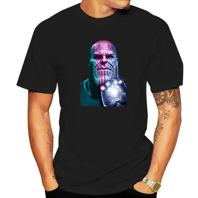 

Thanos Powerful infinity gauntlet Summer print T-shirt Cotton Men T shirt New women TEE