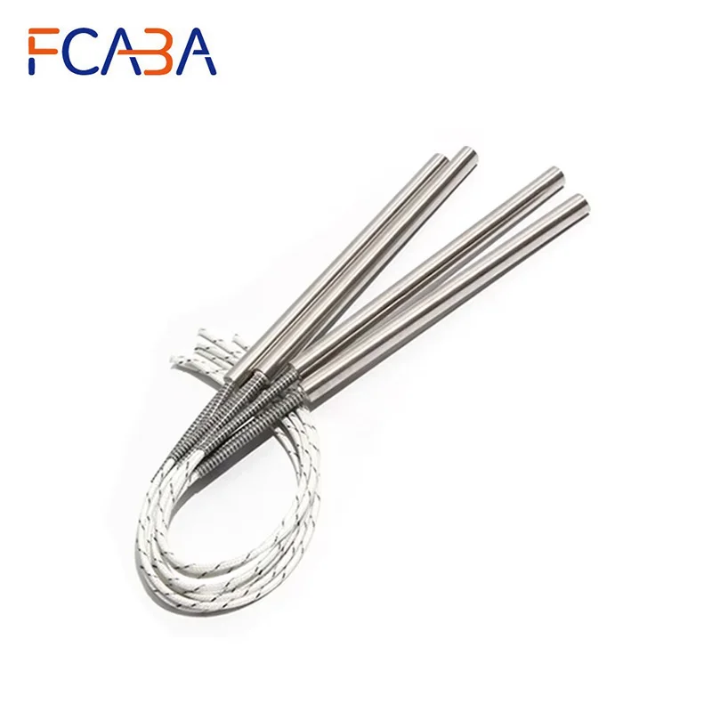 

FCABA 2 шт. 16 мм 140 ~ 160 мм 316SUS трубчатая нагревательная труба 110 В/220 В/380 В картриджные нагреватели 900 Вт/950 Вт/1000 Вт/1050 Вт электрический элемент