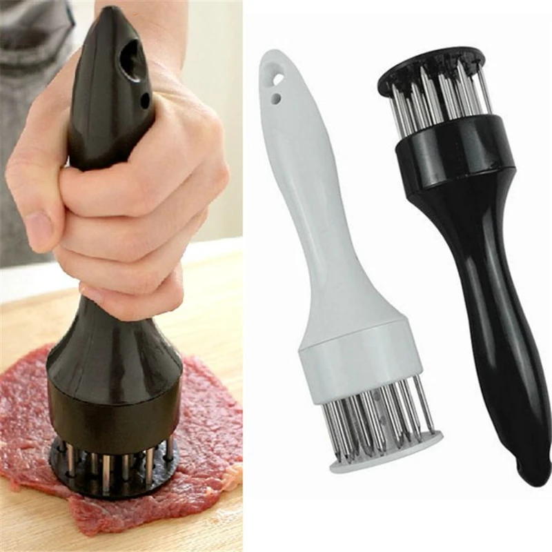 

Profession Meat Meat Tenderizer Needle with Stainless Steel Kitchen Tools Stainless Steel White Steak Meat Hook Tools