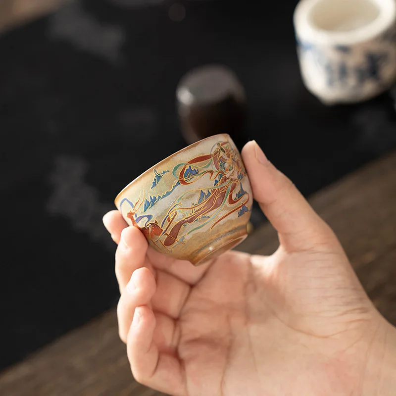 Чайная чашка Dunhuang Kweichow ttai традиционная креативная чайная одинарная в стиле ретро
