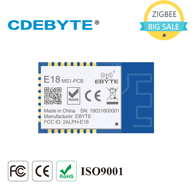 

20 шт., встроенная антенна Zigbee CC2530 2,4 ГГц 2,5 МВт