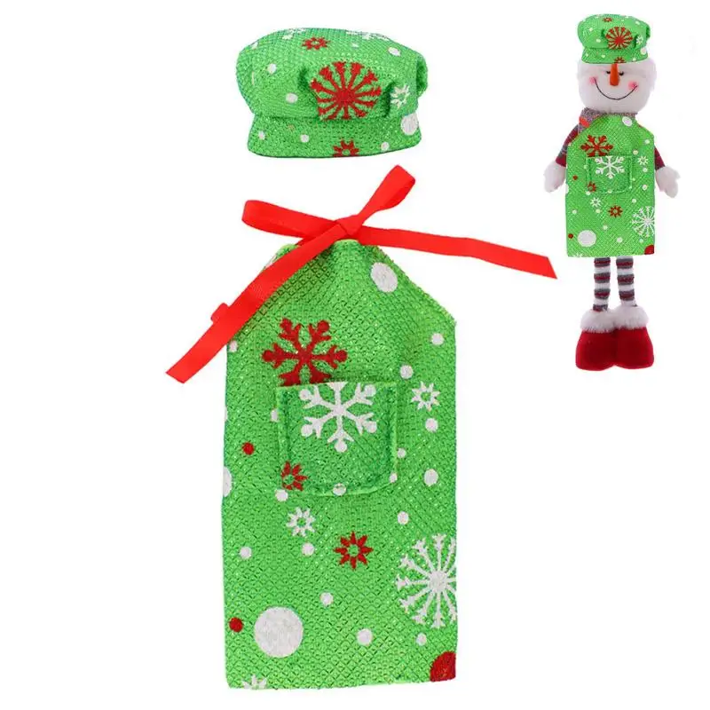 

Christmas Elf Doll Accessories Set Elf Doll Accessories With Apron And Chef Cap Christmas Doll Clothing Costume Accessories