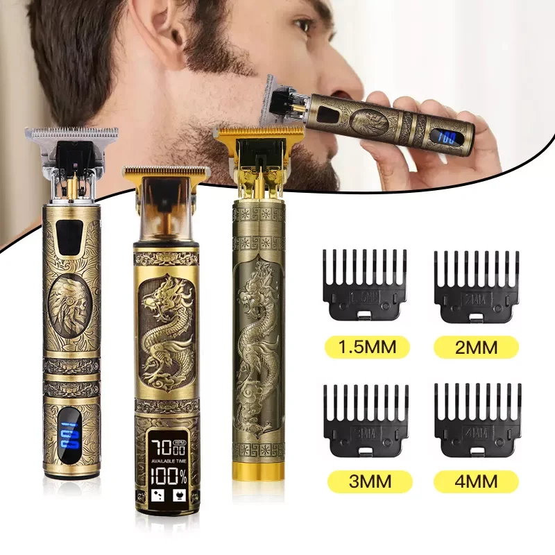 

Finishing Fading Blending Professional Hair Trimmer for Men Pro Beard Trimmer Electric Hair Clipper Lithium Hair Cutting Machine