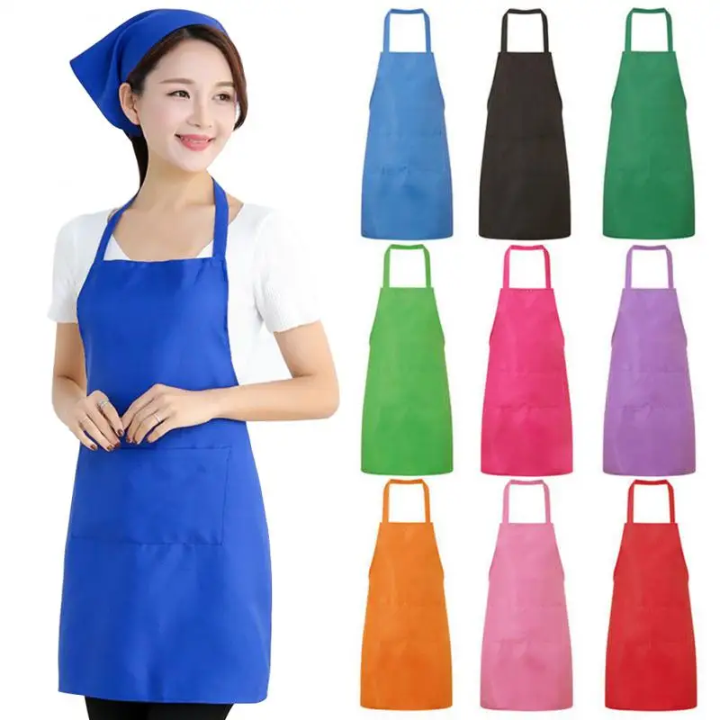 

New Cooking Baking Aprons Kitchen Apron Restaurant Sleeveless Aprons Male Female Household Cleaning Tools Household Merchandises