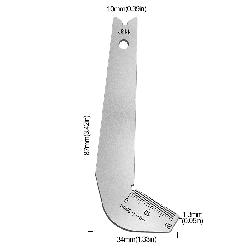 ła przednia wytrzymałość kąta kwadratowy szablon narzędzie tokarskie miernik Bit końcówka ze stali nierdzewnej