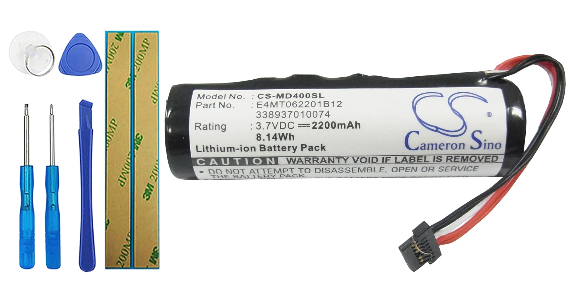 

Cameron Sino 2200mA Battery for Medion PNA-5000, Transonic 5000 338937010074, C03101TH, E4MT062201B12