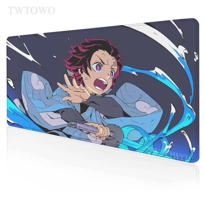 

Demon Slayer Kimetsu No Yaiba Mousepad New XXL HD Home Mouse Mat Desk Mats Natural Rubber Soft Laptop Carpet Office Table Mat