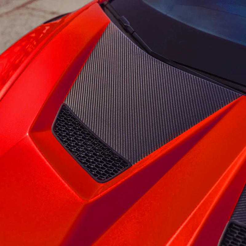 Крышка капота двигателя из сухого углеродного волокна для Vicenza edition Lamborghini Huracan