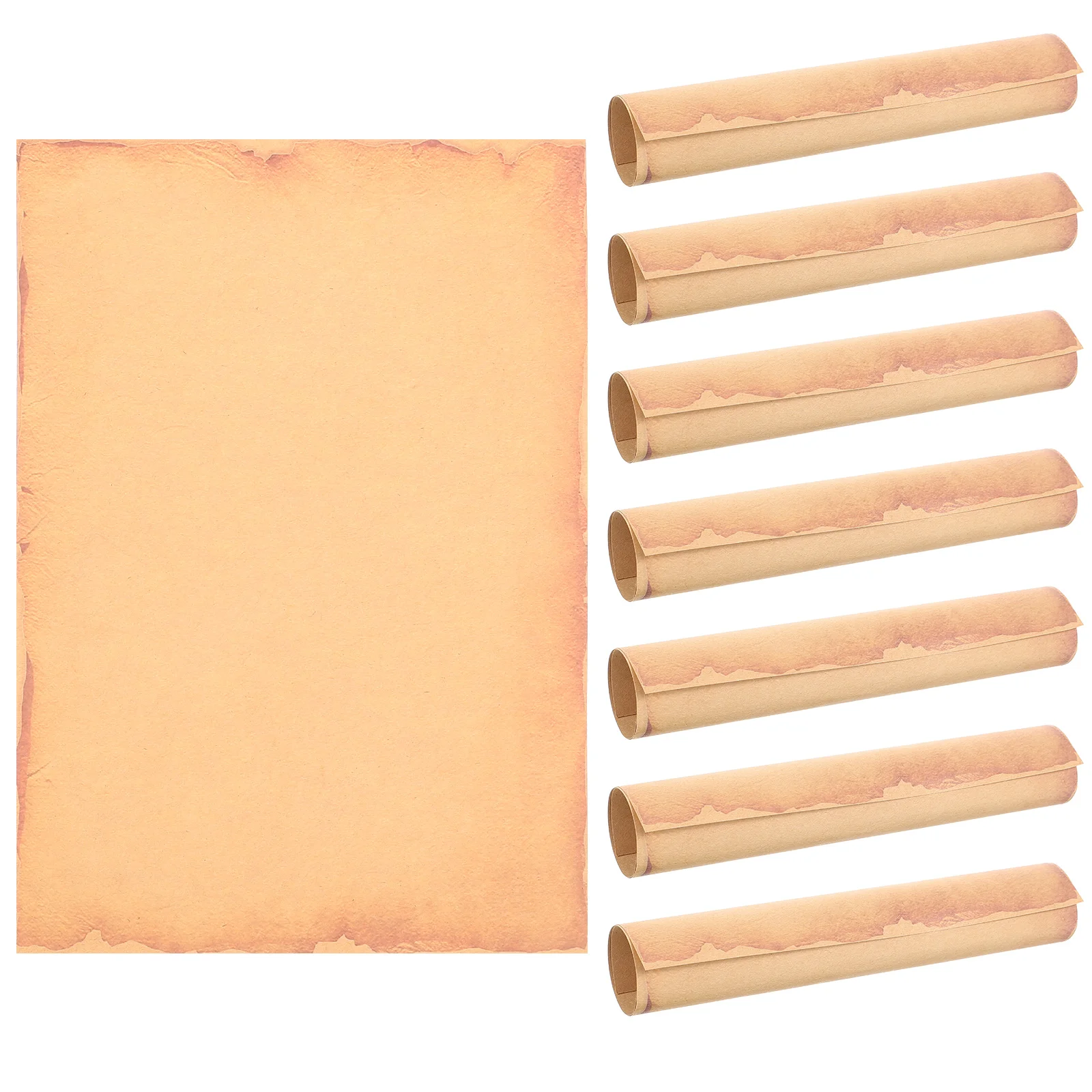 

8 листов, декоративная бумага для букв в винтажном стиле