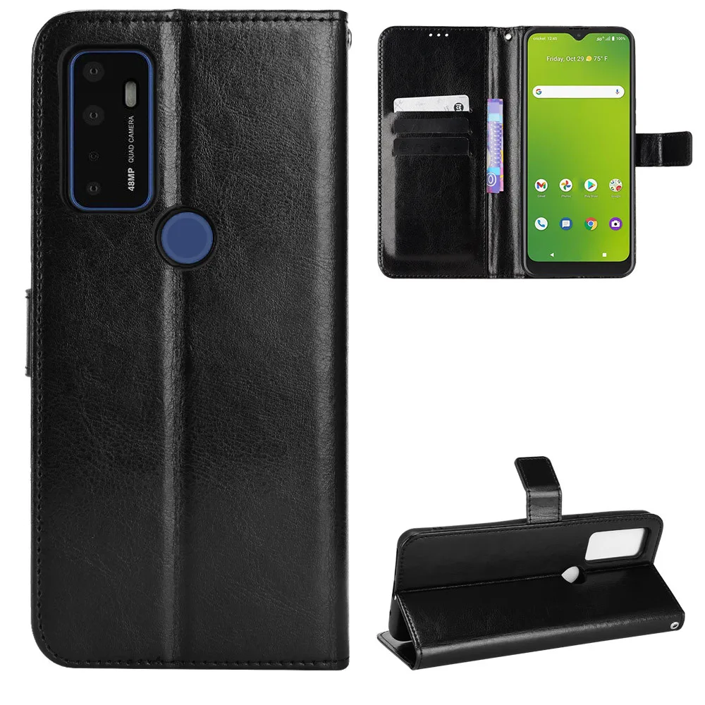 For Cricket Dream 5G Case Luxury Flip PU Leather Wallet Lany