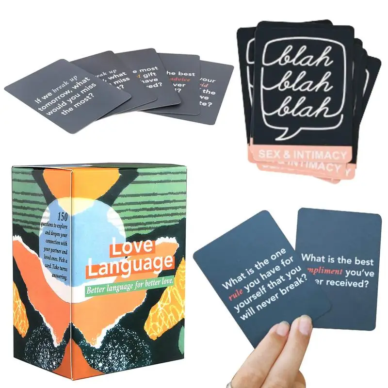 

Love Card Game For Couples Love Lingual Couples Card Game Language Card Game Cultivate Intimate Understanding Better Language
