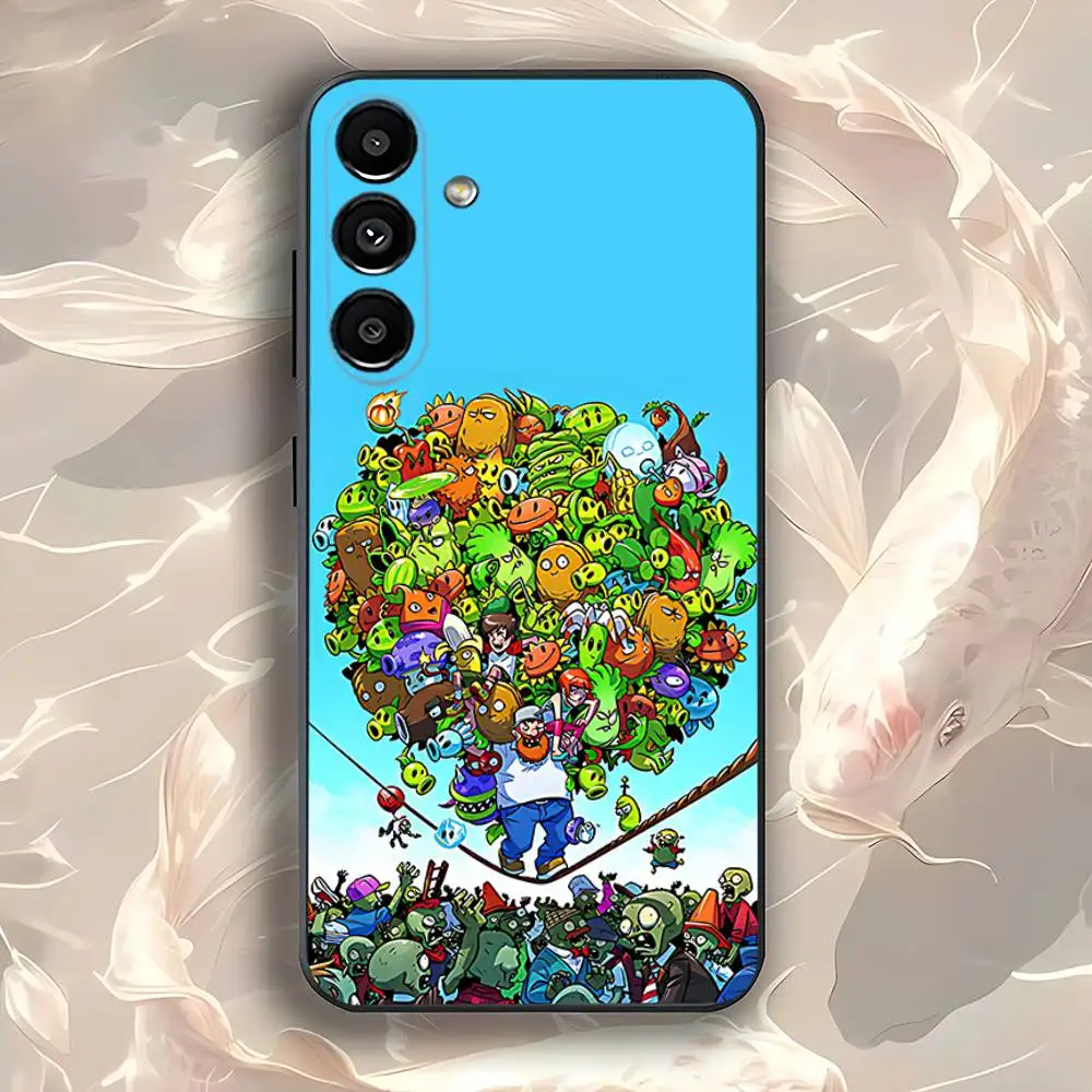 Мягкий черный чехол для телефона P-Plants vs Zombies Game для Samsung Galaxy A73,31,32,72,41,53,52,71,22,5G,Note,J7,8,9 (art.: 3920d82f862be) - 3920d82f862be