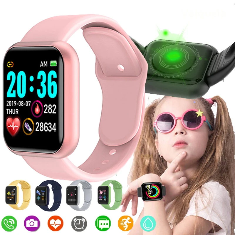 

Kids Wristwatch Fitness Tracker Y68 Smart Sport Watch Heart Rate Monitor Digital Watch Waterproof Watch For Children Men Women