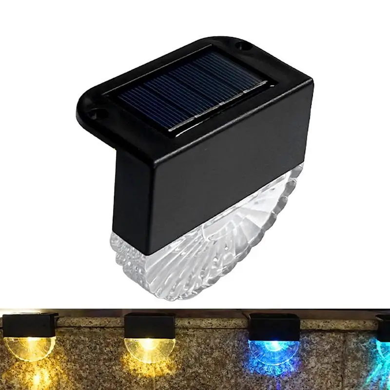 

Solar Stair Lights Outdoor Waterproof LED Deck Lights Smart Light Control Above Ground Pool Accessories For Railing Fence