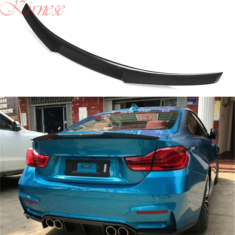 M4 Стиль углеродное волокно задний спойлер на крышу багажника губа крыло для BMW F32 4 - Цена: 9430