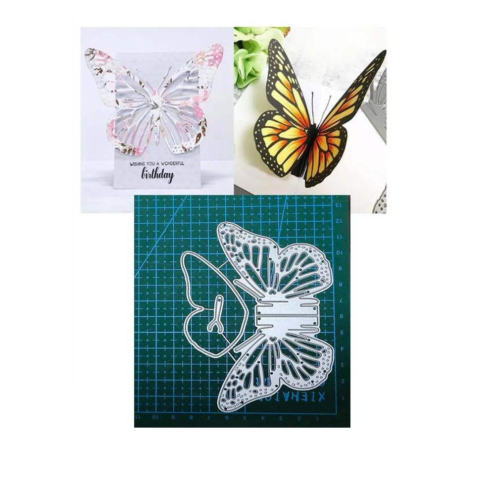 

New Butterfly metal cutting die mould scrapbook decoration embossed photo album decoration Blade Punch card making Stencils