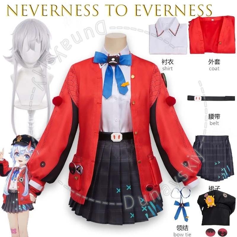 Фото Костюм для косплея Нанали (Zero Female) в стиле школьной формы из аниме/игры Neverness To Everness Sakiri, DUNAYSKIY@ # $ №2