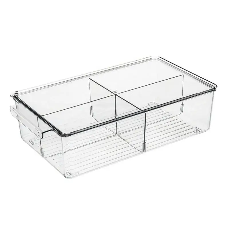 

Vegetable Bins For Fridge Stackable Refrigerator Bins With Lids Transparent Vegetable Fruit Storage Containers With Lids Or