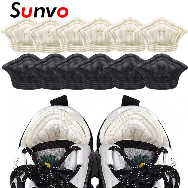 

3 Pair Insoles Patch Heel Pads Adjustable Size Antiwear Feet Pad for Sport Shoes Cushion Insert Insole Heel Protectors Sticker