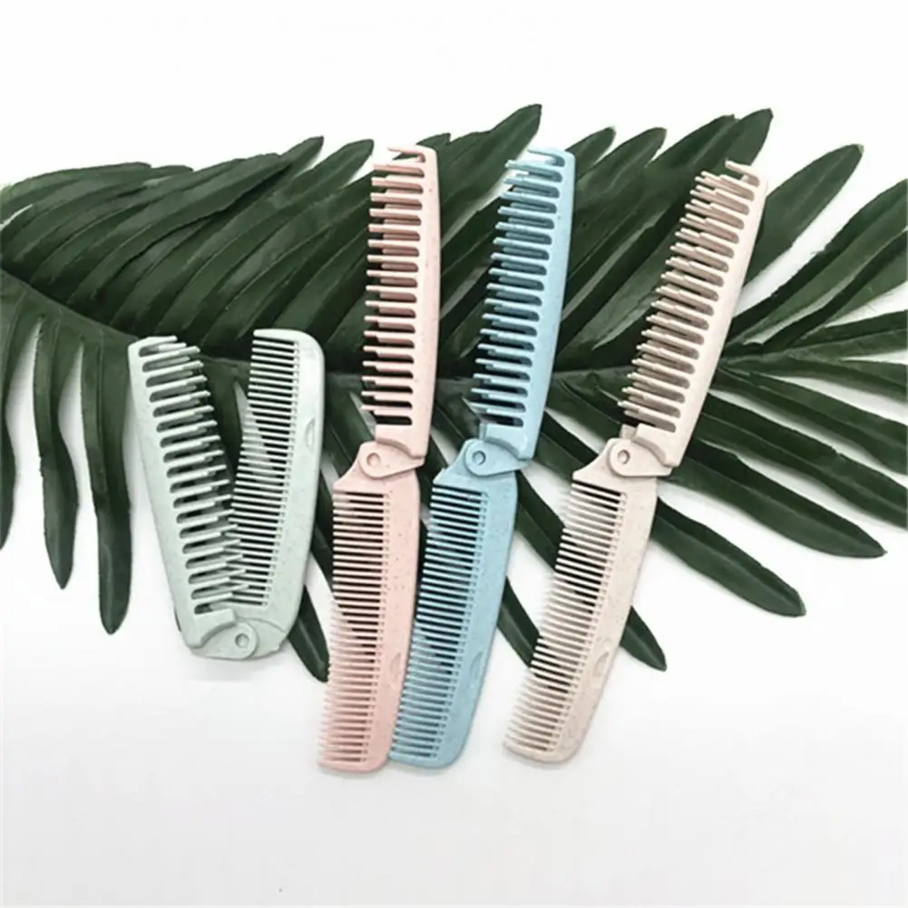 

Hair Combs Good All Hair Dressing Types Foldable Travel Comb Anti-static Comfortable Folding Combs