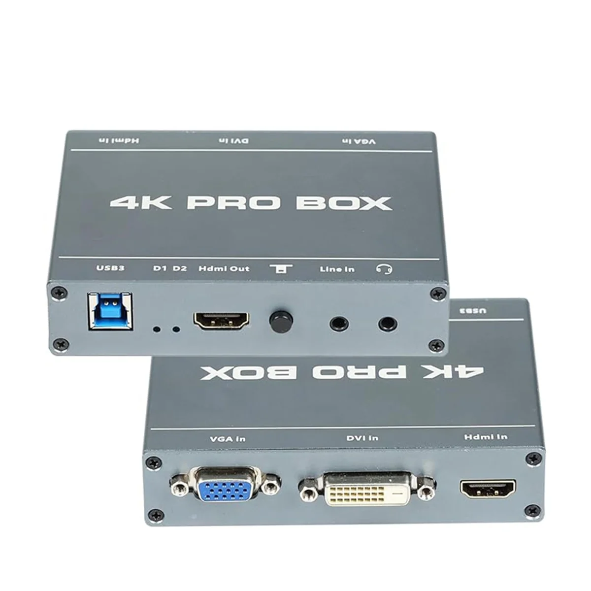 DVI VGA HDMI-совместимый с картой захвата Usb3.0 4k Pro Box Hd Устройство видео Loop Out 1080p 60fps Plug and