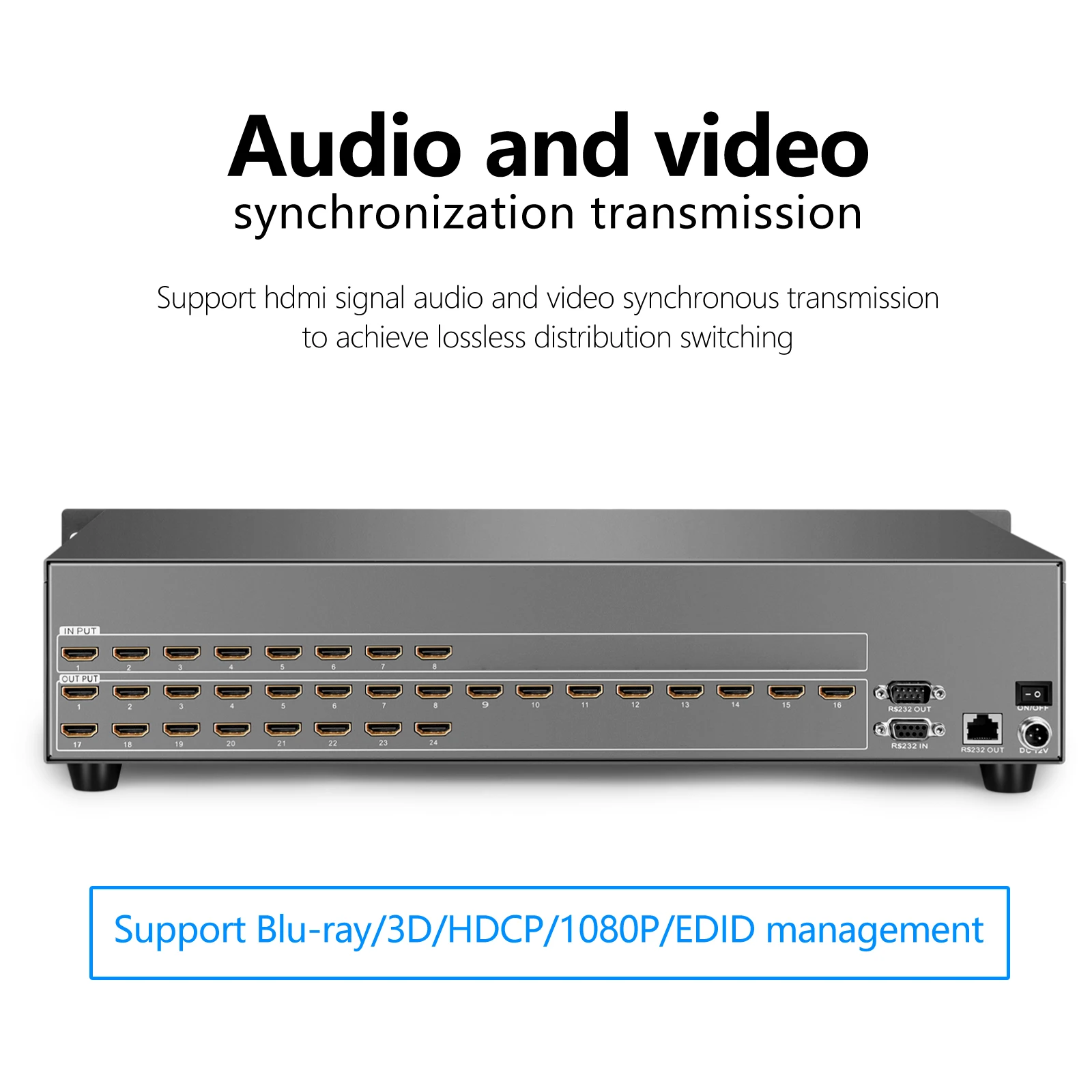 Рисунок 2 - Матричный Коммутатор HDMI 1080p 8x24