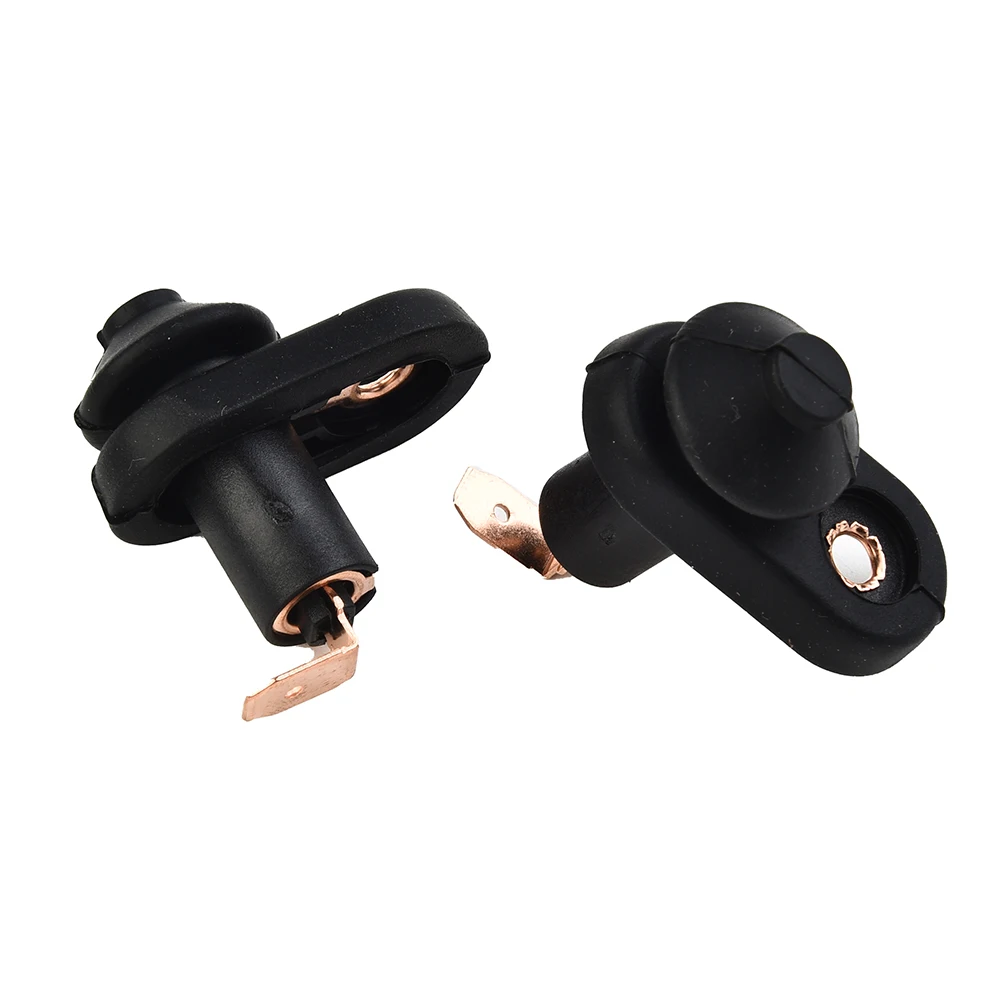 

4pcs Universal Black Car Interior Door Light Lamp Switch Vehicle Button Door Light Switch Part Courtesy Light Lamp Switch