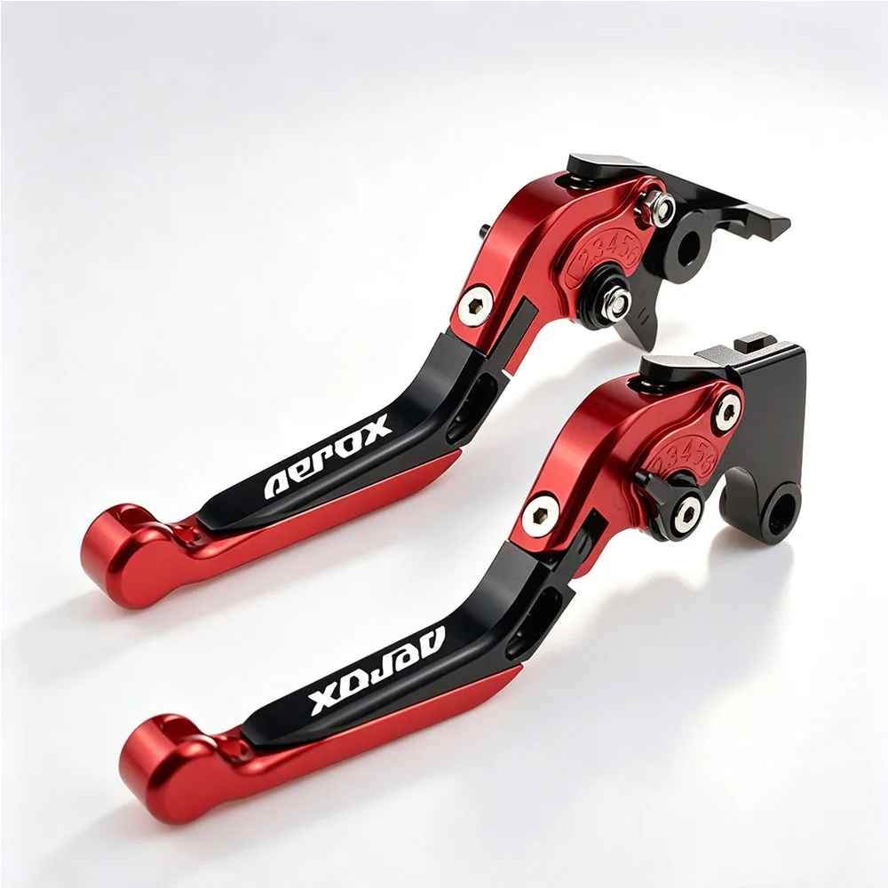 Фото Для Yamaha Aerox/NVX155/QBIX125 Aerox 155 NVX155 QBIX125 2017-2019 Мотоциклетные регулируемые складные рычаги тормоза и сцепления из алюминия, обработанного на станке с ЧПУ. №3