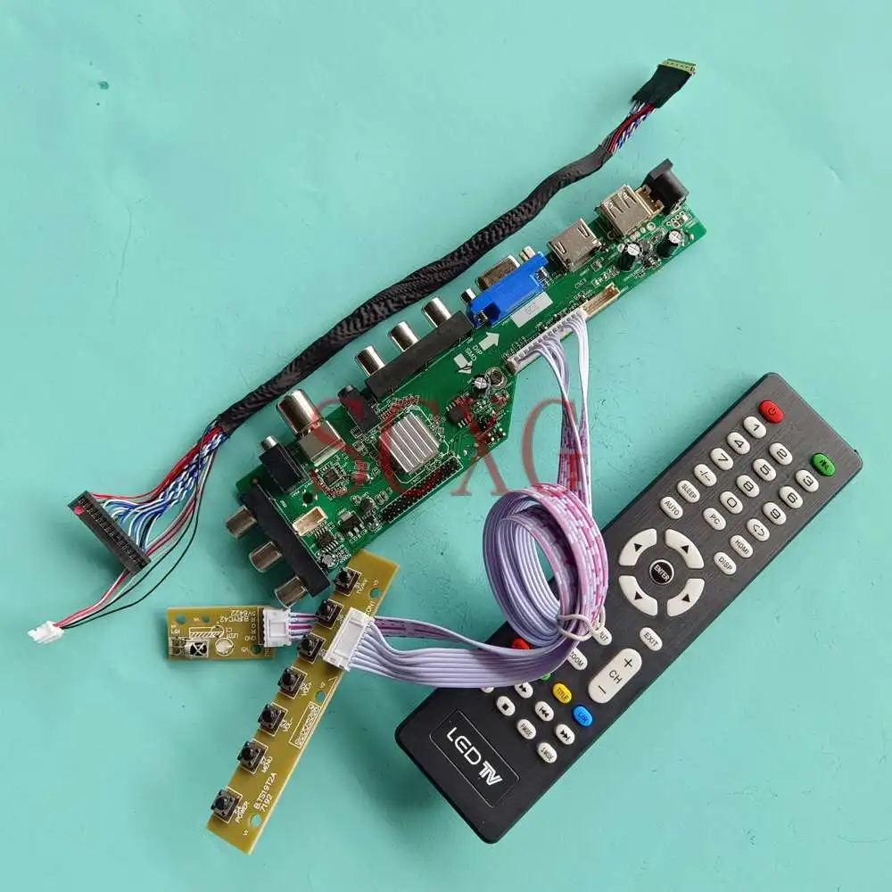 

Fit LP133WH1-TLA1 LCD Control Driver Board Kit USB AV VGA HDMI-Compatible Panel 1366 768 DVB Digital Signal 13.3" LVDS 40 Pin
