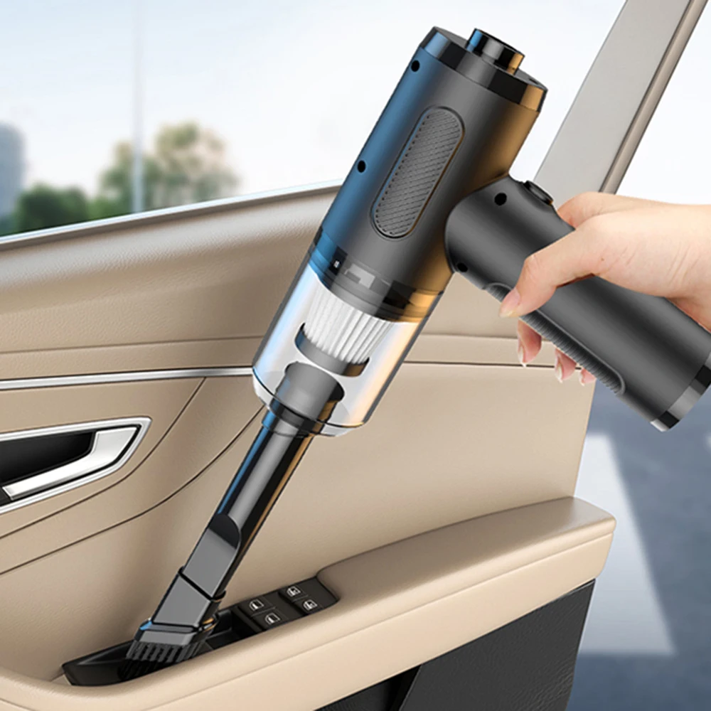 

Портативный автомобильный пылесос после сжатия, с USB-зарядкой