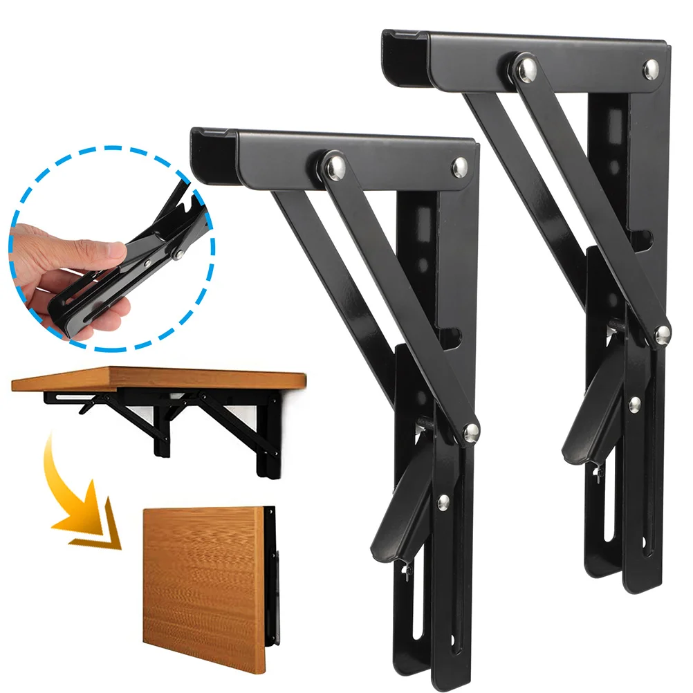 

2 Pcs Decorative Shelving Triangle Brackets Shelf Hanging Metal Stand Wall-mounted Tripod