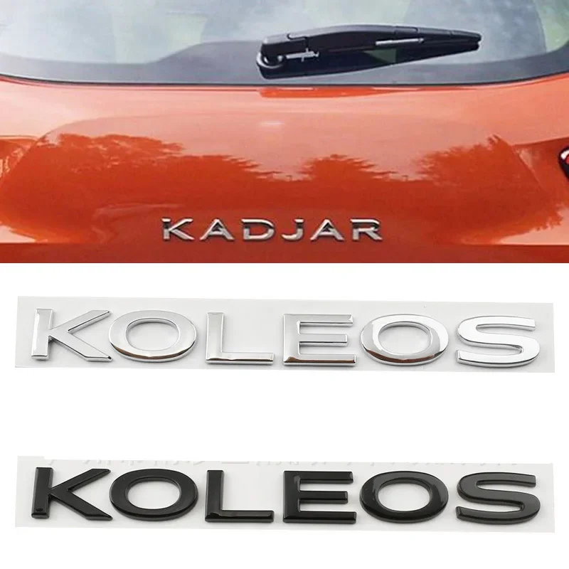 

Значок с надписью KOLEOS KADJAR, наклейка на заднюю крышку багажника, логотип решетки, эмблема, наклейка на заднюю крышку