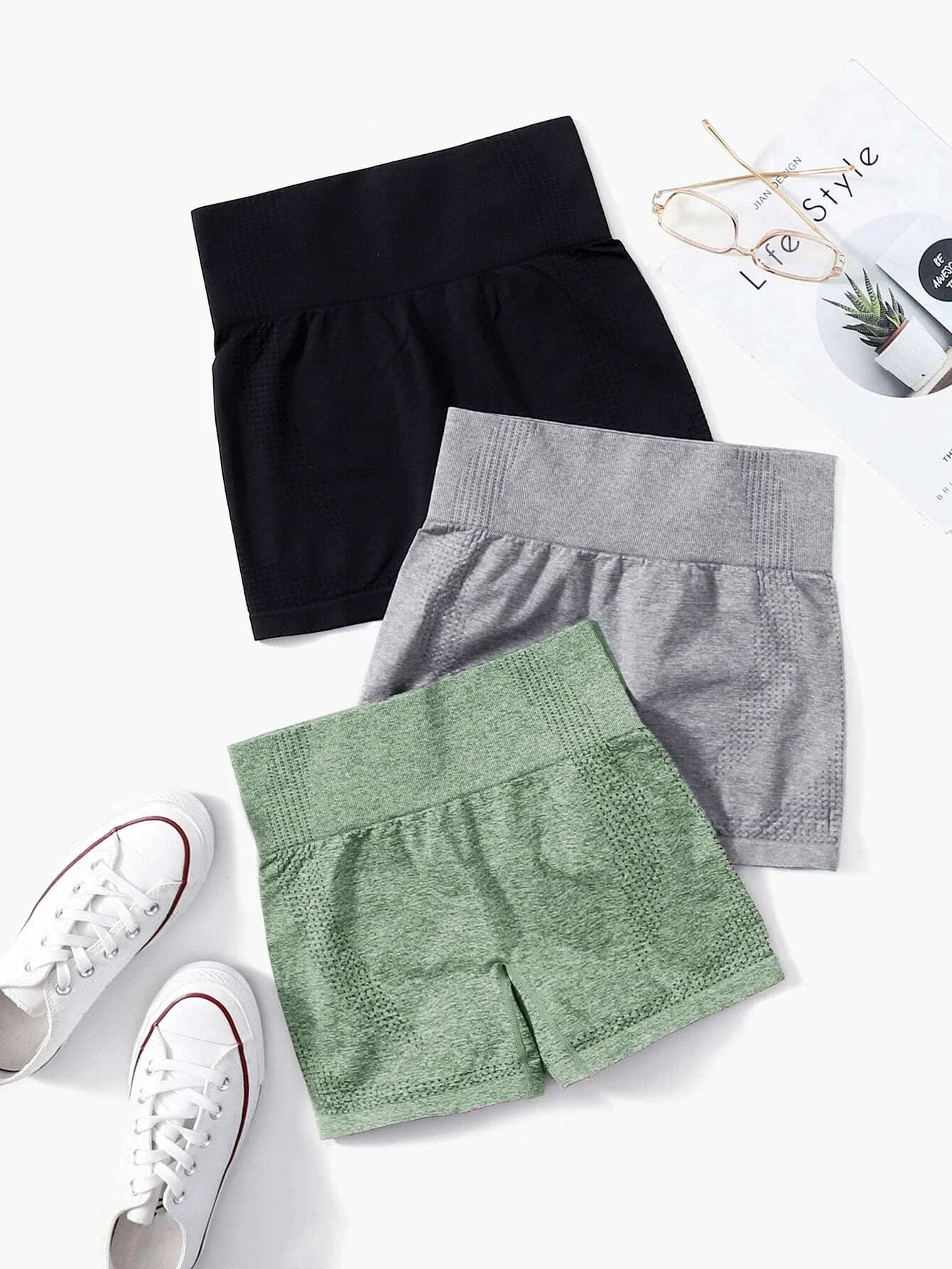 

Simplee Casual Solid Outfits Women's Two Piece Suit with Belt Home Loose Sports Tracksuits Fashion Bicycle Summer Hot Suit 2