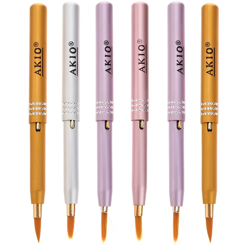 

6Pcs Brush Makeup Brush Lip Brush Retractable Professional Lip Brush for Makeup Girl Lipstick