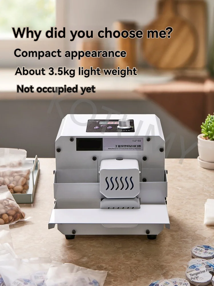 Удобная портативная машина для запечатывания пакетов алюминиевая фольга