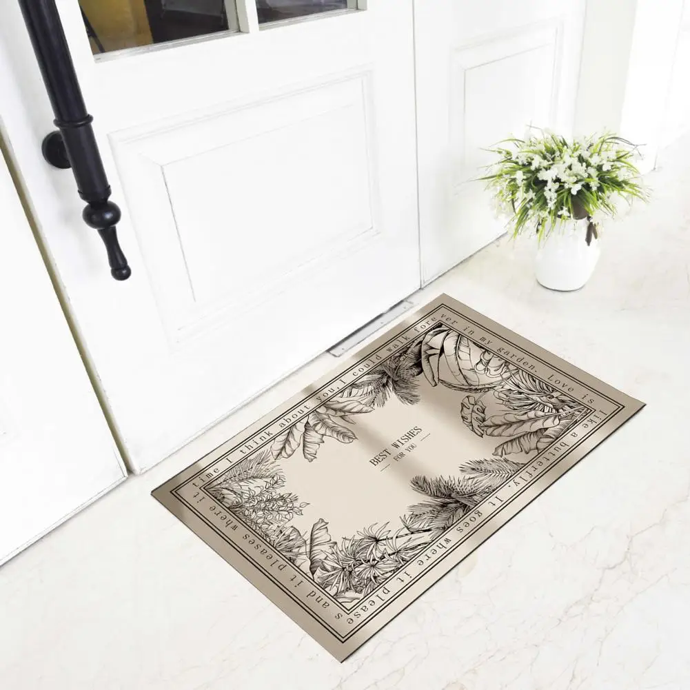 

Funny Front Door Mat Ultra Soft Welcome Mat Nordic Style Bathroom Toilet Soft Floor Mat Good Water Absorption