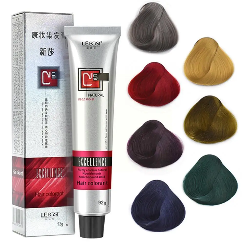Ing Cream Hair Styling Natural To Use Easy Tools 7colors Women/men Blue/red/grey Q6t0