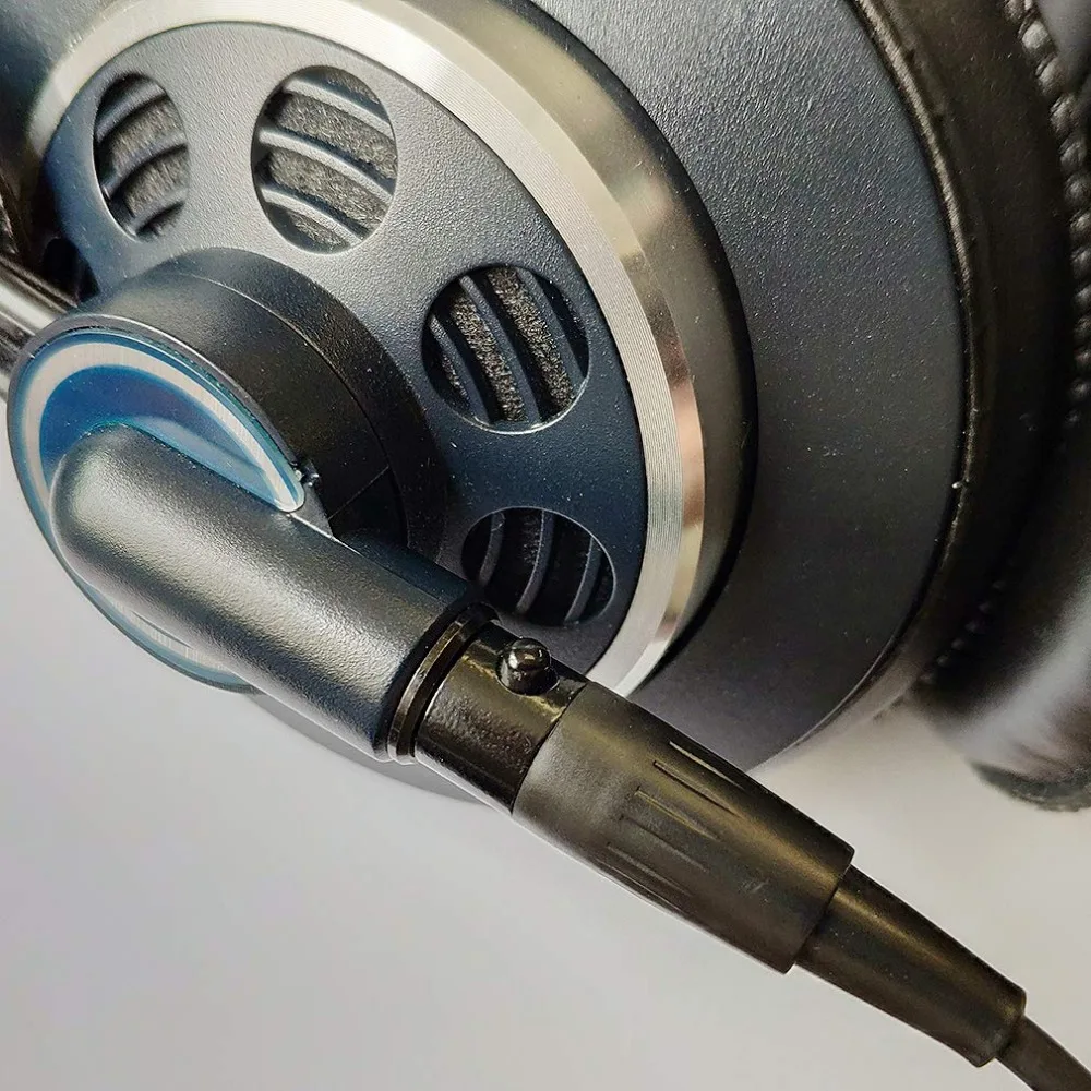 Сменный пружинный кабель Mini XLR 4-Pin 6,35 мм, удлинитель для Massdrop X Beyerdynamic DT177x GO, наушники (art.: 3920c2b6035fa) - 3920c2b6035fa