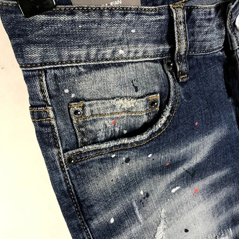 Рисунок 5 - Джинсы мужские Стрейчевые в стиле ретро