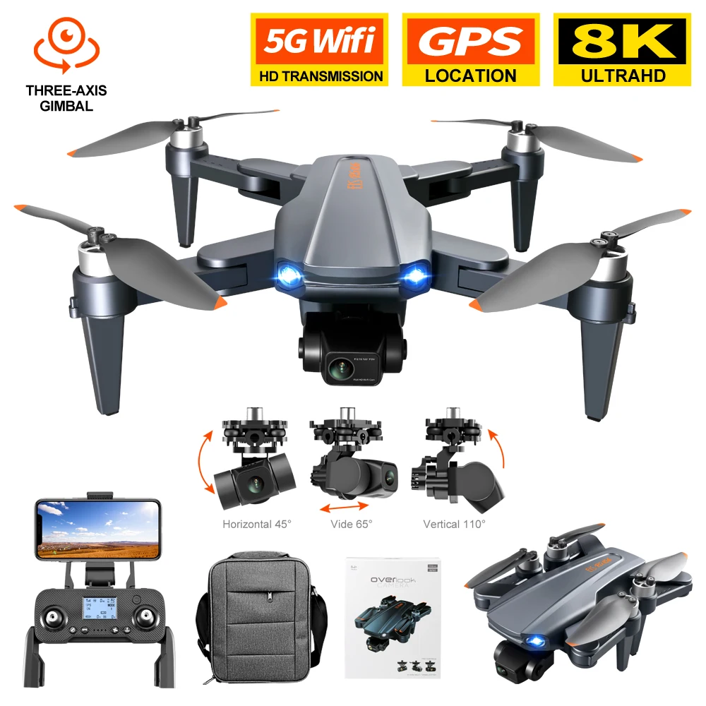

2022 New RG106 GPS Drrone Professional 8k Dual Camera Foldable Aerial Photography Four Axis Aircraft Toy Gift