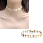 Женский чокер на цепочке до ключицы, с подсолнухами в европейском и американском стиле, 2021