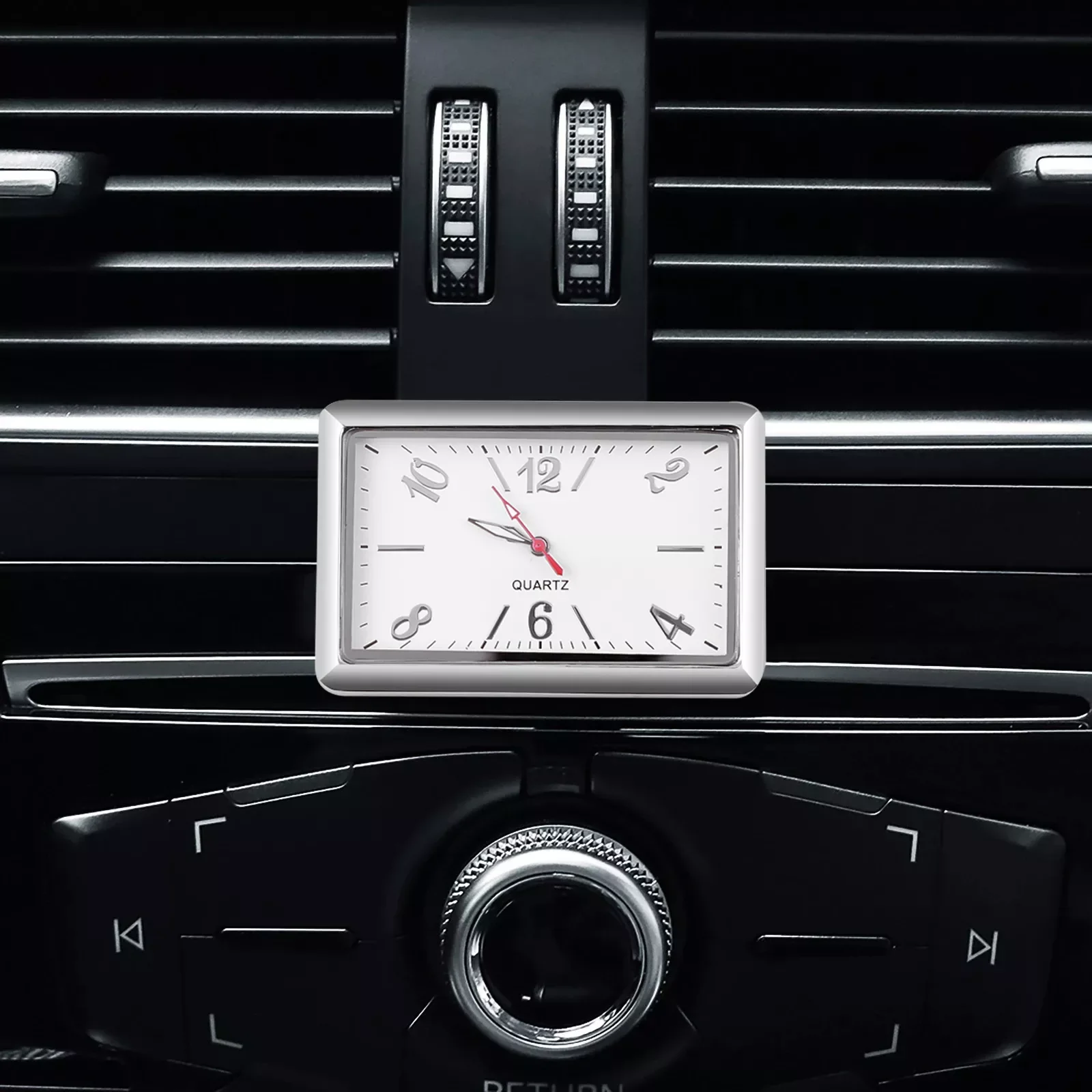 

Fashion Car Clock Dashboard Quartz Watch Sticker Strap On Air Vent On-board Truck Off Road Caravan Marine Automotive Accessories