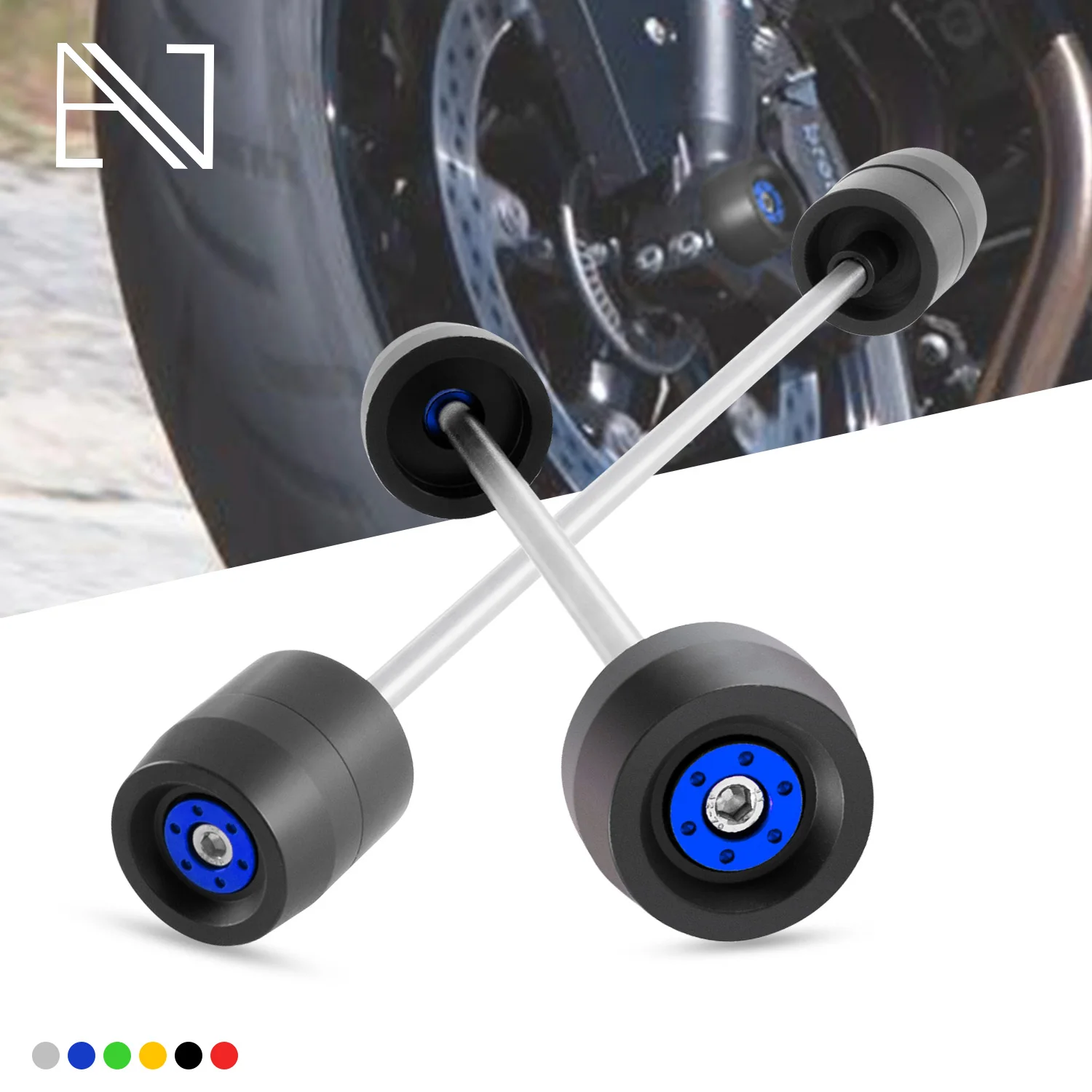 For  Yamaha MT-10 MT10 2015-2021 Motorcycle Front & Rear Wheel Fork Axle Sliders Crash Protectors