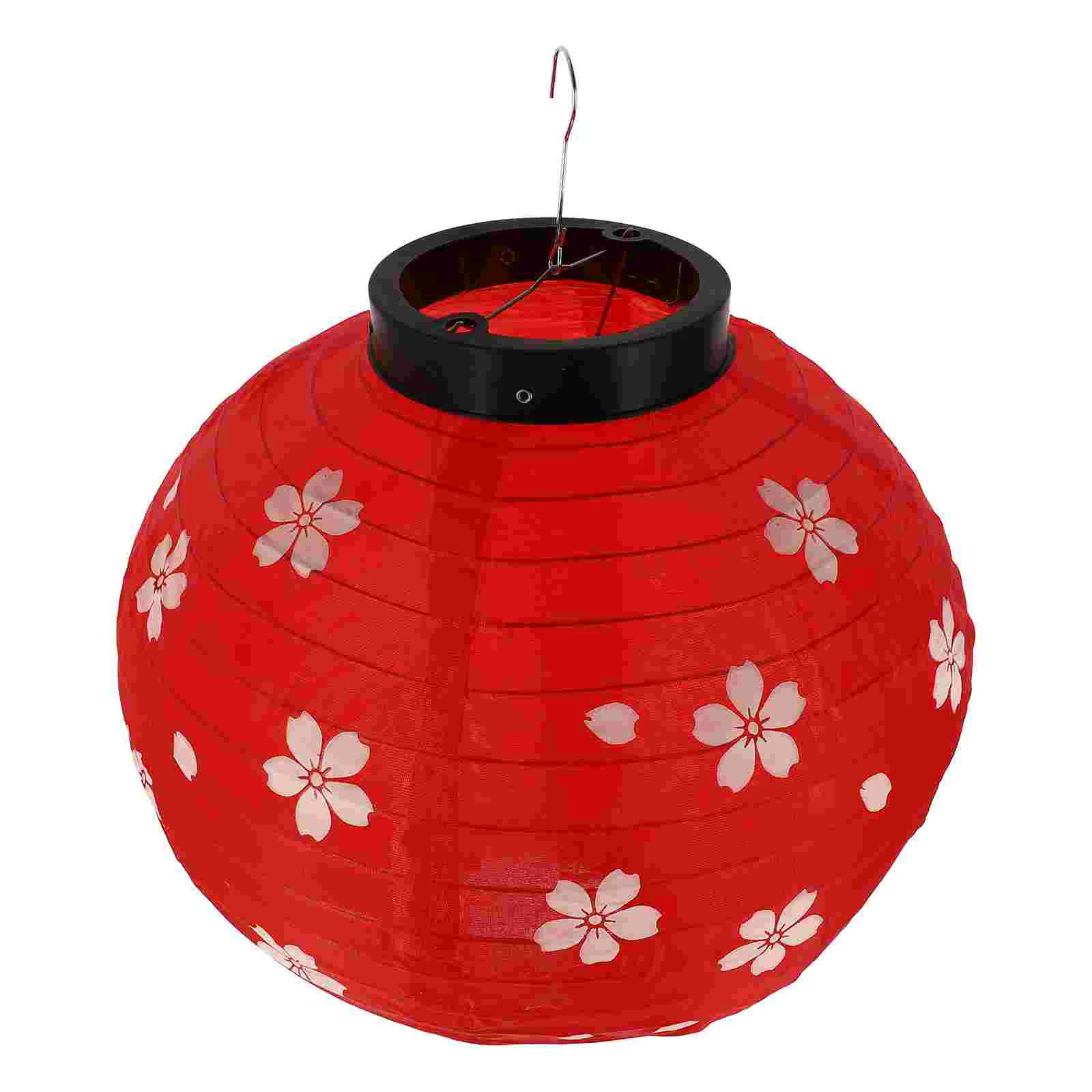 

Lantern Hanging Sushi Lamp Festive Silk Sign Vinyl Chochin Outdoor Paper Red Foldable Cloth Fabric Decoration Venue Restaurant