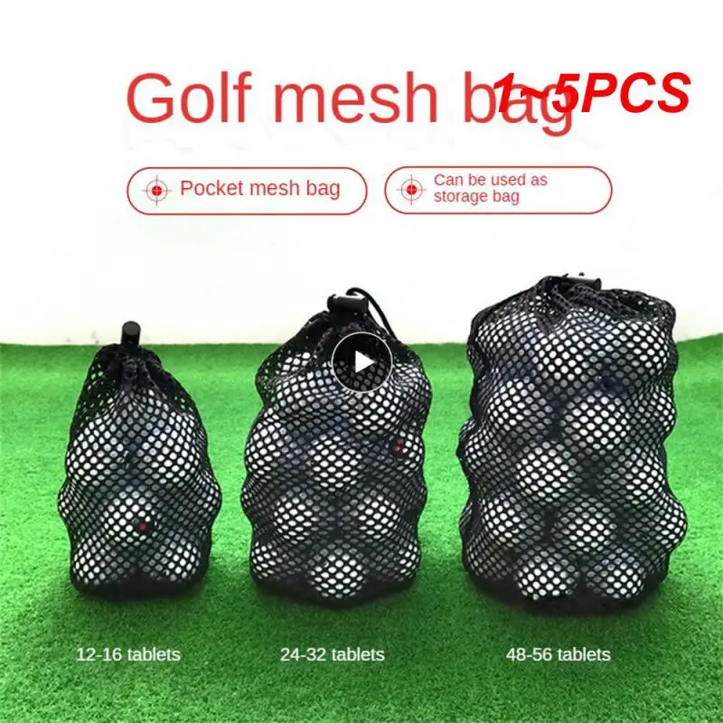 

1-5 шт., прочная нейлоновая Сетчатая Сумка для гольфа