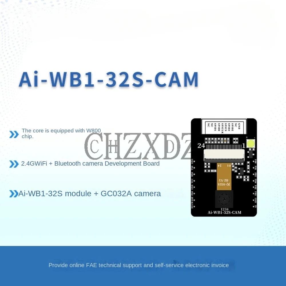 

100% Original WiFi+ Bluetooth 4.2 Module/serial Port To WiFi/Ai-WB1-32S-CAM Camera Development Board