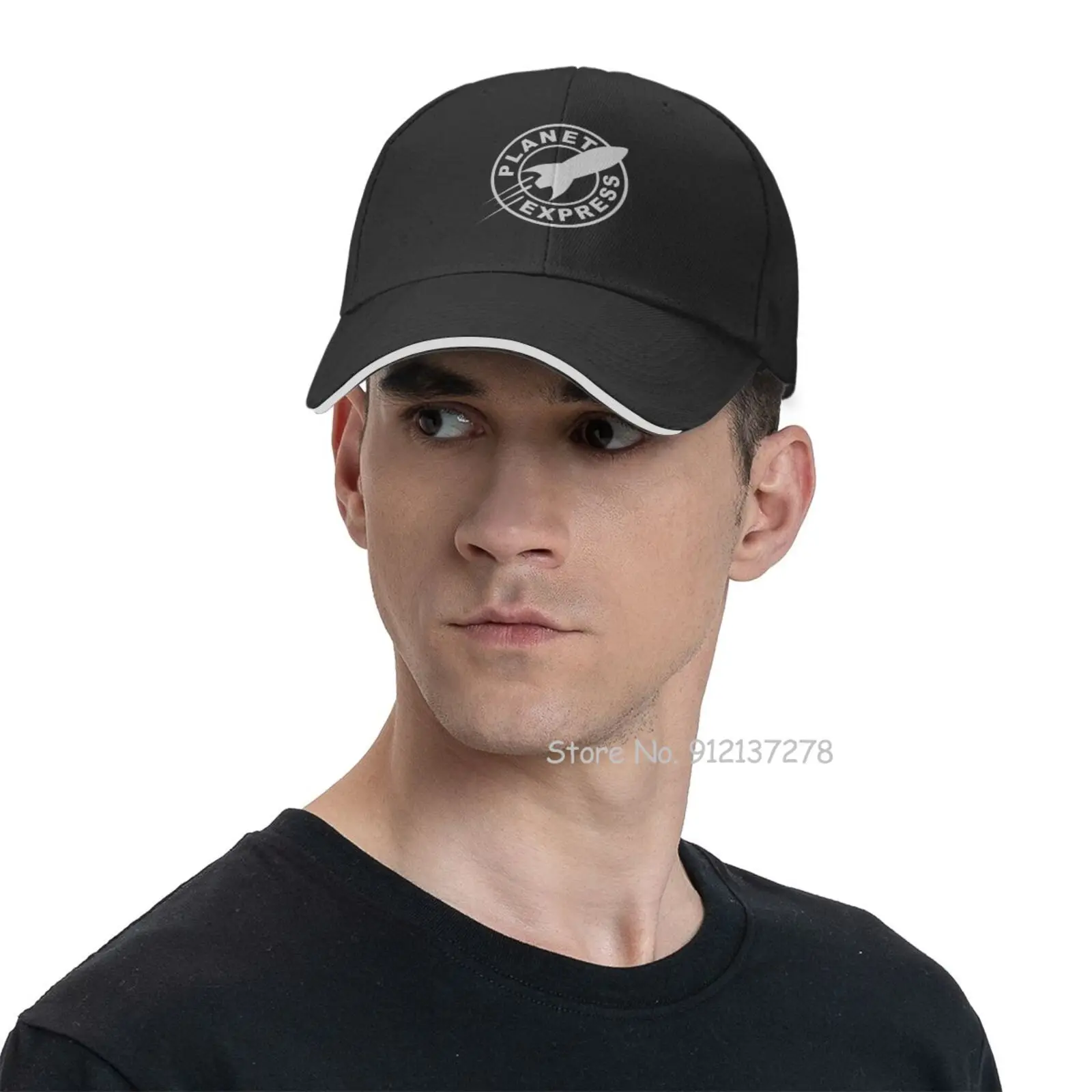 Кепка Cartoon Planet Express Cap с космическими кораблями The Expanse Rocket Spaceship, смешная, крутая, летняя, хип-хоп, с регулируемым креплением на кнопке.