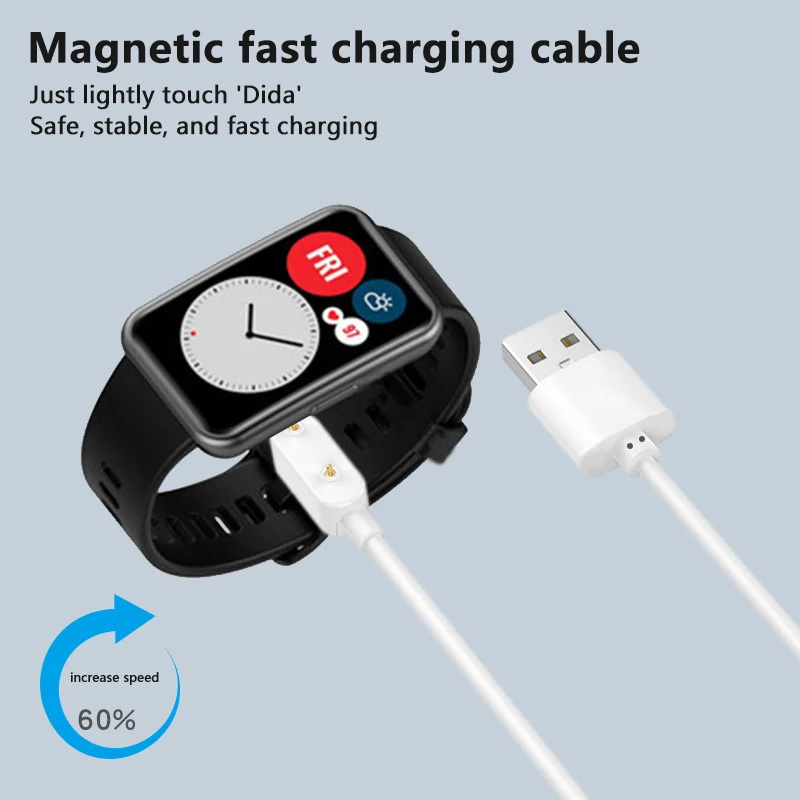 Оригинальный кабель для зарядки и передачи данных смарт-часов Huawei 2 контакта 60 см